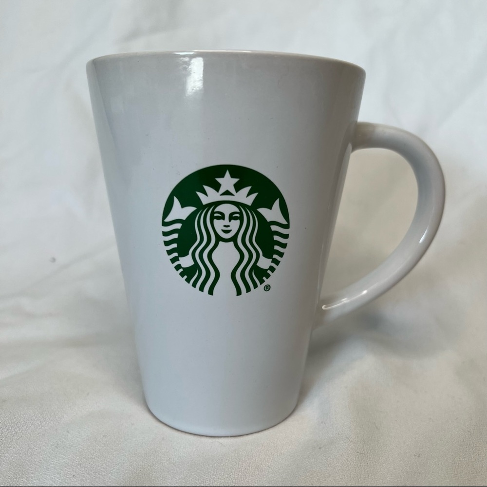 Starbucks 16oz Mermaid Mug Logo Tall Coffee Latte Ceramic Cup White Green 2019